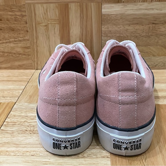 CONVERSE 564382C Chuck Taylor One Star Suede Platform Ox Bleached Coral Size 9 - Picture 7 of 16